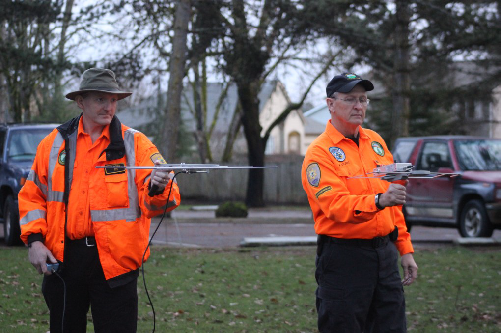 Project Lifesaver tracking equipment