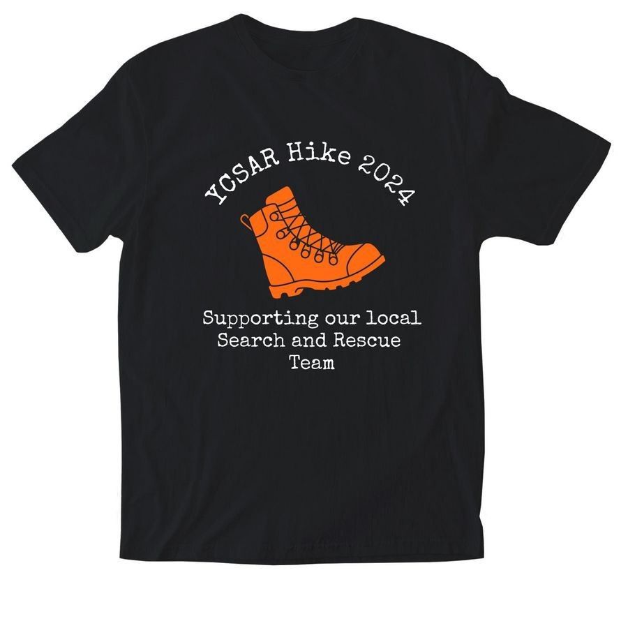 YCSAR Hike 2024 tee shirt design